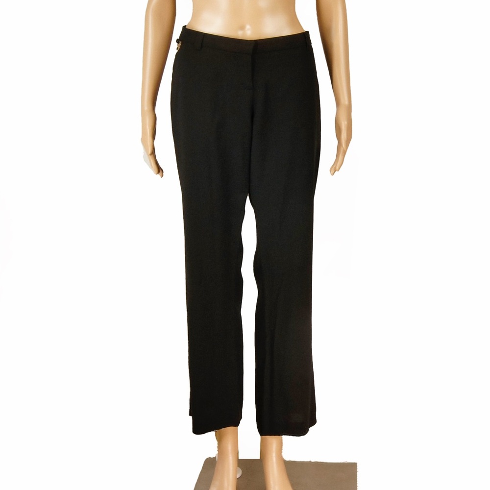 Vintage Y2K Just Cavalli Black Wool Blend Trouser Pants